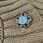 Brown Cable Knit Chunky V Neck Cardigan with 3 Decorative Pearl Buttons 2XL Size 2X Photo 7