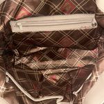 Stone Mountain Genuine Beige Leather Shoulder Bag with Black Accents Authentic Photo 7