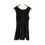 Free People  Fit & Flare Black Sleeveless Dress Women's Small Zip Back Stretch Photo 4
