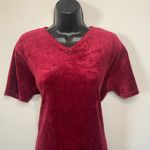 Victoria's Secret Country Vintage Red Velvet Maxi Nightgown Size Large Photo 1