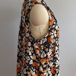 Who What Wear Fall Florals Sleeveless Blouse- Size XL Photo 3