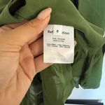 Reformation Galena Long Sleeve Dress in Olive Photo 14