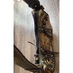 Vintage Baby Phat Snake Skin Shoulder Hand Bag Gold Black White Stones NWT RARE Photo 10