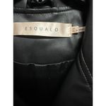 Esqualo Faux Leather Black Brown Motto Jacket Size 6 Grunge Biker Edgy Photo 4