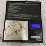 MWS Italy 925 Signed Chinese Pendant Necklace Silver Photo 4