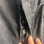 AGOLDE Woman's Black Pieced 90s Pinch Waist Leather Jeans Size 24 Photo 7