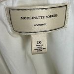 Moulinette Soeurs Anthropologie Marli Dress Cream Jacquard Optional Straps Sz 10 Photo 8