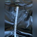 Wild Fable  Womens Low Rise Flare Classic Vegan Leather Pants BLACK sz 14 Photo 7