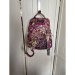 Vera Bradley  Very Berry Paisley Small Backpack Bag Plum & Pink Retired‎ 12" X 9" Photo 4