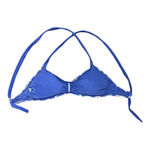 Aerie  Womens Swimwear Bikini‎ Top Size Small Blue Silver Striped Swim Photo 3