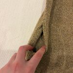 Equestrian Wolf Head Detail’s 90’s School Teacher Tan Knit Cardigan Size Medium Photo 11