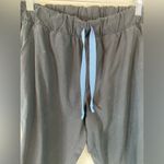 Medelita black drawstring scrub pants size small Photo 1