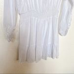 Charlie Holiday  White Peasant Mini Dress Size 4 Photo 6