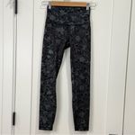 Lululemon  Iridescent Foil Set Wunder Train Leggings 25” Longline Bra Black 4 Photo 7