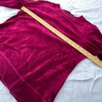 Karen Scott  sport size L burgundy velvet top. Photo 4
