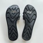 Vince Camuto  Crossband‎ Jelly Slide Sandals Shoes Erindra Black Womens Photo 3