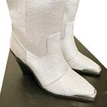 NIB DANIEL X DIAMOND North Jewel Cave Knee High Western Boot Silver 6.5 Photo 3
