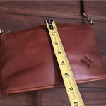 Patricia Nash  Small Arlee Leather Crossbody Bag Cognac Tan MSRP 159.00 Photo 7