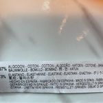 ZARA  Basic Solid Off White Pants w Blue/Red Floral Medium Photo 6