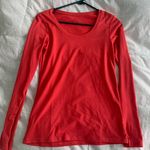 Nike Pink Dri-fit Long Sleeve Running Shirt Photo 1