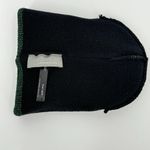 Anthropologie  beanie hat green metallic sparkle cuffed lined rib knit one size Photo 5