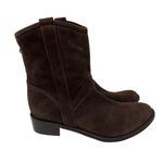 Garnet Hill  Made in Italy Brown Suede Western Style Boots 9 Photo 1
