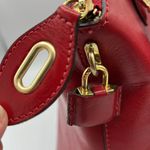 Tuscany Leather Hand Stained Vegetable Tanned Leather Red Crossbody/Hand Bag B69 Photo 5