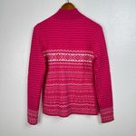 Krimson Klover Pink Torrey Full Zip Wool Sweater Size Small Photo 1