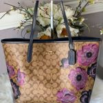 Coach  City Tote In Signature Canvas With Kaffe Fassett Print Photo 0