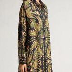 Farm Rio Black Martina Scarf Maxi Chemise Dress Photo 2