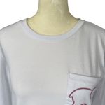 Ivory Ella  white long sleeve crewneck stretchy t-shirt women's size small Photo 4