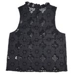 J.Crew  Fleur top in eyelet S Black NWT‎ Photo 1