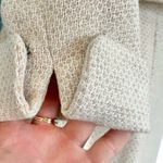 Bosch White Beige Cream Gold Button Luxury Regal Tweed Skirt Suit size 6 / L Photo 8