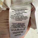 Ann Taylor NEW Victoria Ruffle Midi Dress Size 8 Cutout Back Shimmer Stripe Photo 7