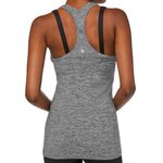 Lululemon Cool Racerback II Tank Top Heathered Black Size 8 Photo 1
