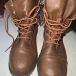 Call it spring  Size 6.5, Brown lace boots with Faux Fur inside Photo 0