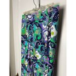 Jude Connally Trixxie Wide Leg Pants Green Purple Paisley Stretch XS Slinky Boho Photo 2