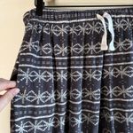 Burt's Bees Baby Organic Cotton Pajama Pants Snowflake Print Size Large White Photo 1