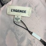 L'Agence L’AGENCE Maeve Snake Print Pale Pink Wide Leg Jumpsuit Size 8 Photo 8