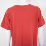Roaman's red 100% cotton short sleeves dress with‎ pockets, size M Size M Photo 5