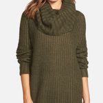 Dreamers  Cowl Neck Sweater Tunic OLIVE Small NWT Photo 5