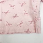 Gal Meets Glam Nightshirt Pajamas Cotton Blush Bow Pink Photo 12