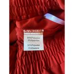 Grace Karin  Red Paperbag Ruffle Hem Shorts Pockets Elastic Waist Tie Women Small Photo 8