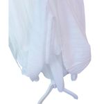 O.P.T Chic White Midi cotton Dress with Ruffle Detail small New Photo 5