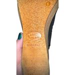 Spring Step  Orella Italian Leather Faux Cork Boho Wedge Sandal Black Size 8 Photo 6