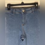 Avec Les Filles  Flat Front High Rise Wide Leg Jeans Med Blue Wash Denim 26 NWOT Photo 4