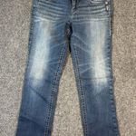 Silver Jeans  Womens 27/22.5 Blue Faded Suki Capri Mid Rise Photo 0