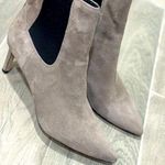 Veronica Beard Leeland Pointed Toe Chelsea Bootie Taupe Suede Size 9 Photo 0
