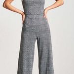 Forever 21  Plaid Glen Culotte Jumpsuit size medium stretch Photo 0