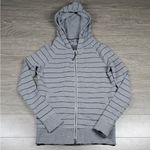 Lululemon striped full zip hoodie size 4 Photo 0